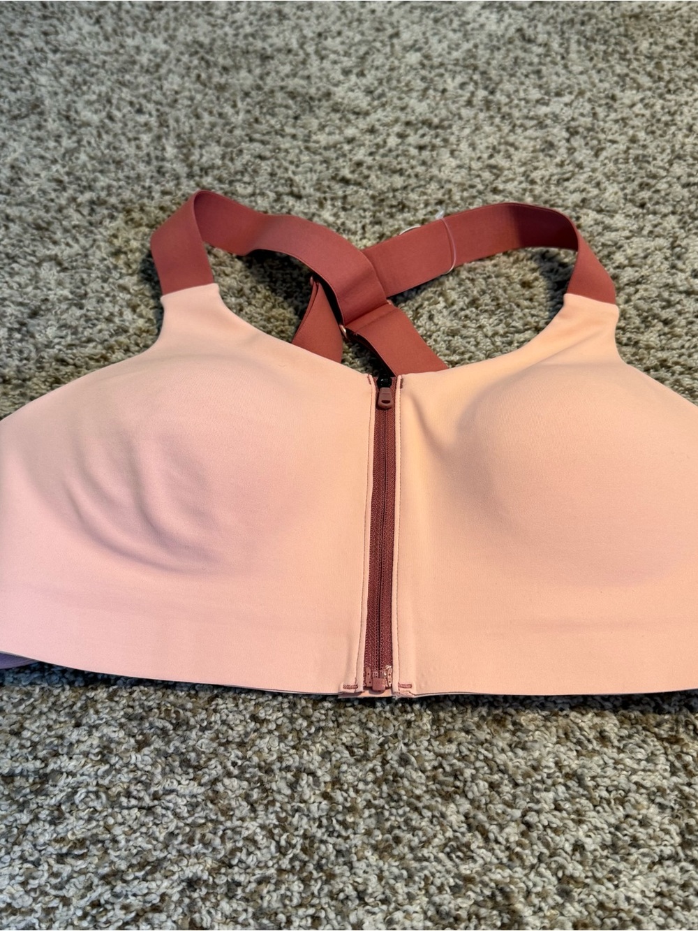 Duluth Trading Co Adjustabust Zip Front Bra - Size 6 & 8